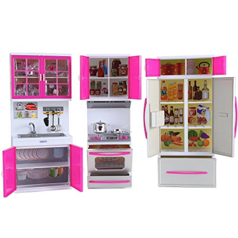 My Modern Kitchen Mini Kitchen Playset w Lights Sounds Use w