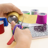 BAZIC 1.88" X 3 Yards Glitter Tape (Pack of 36)