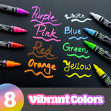 BAZIC Color Liquid Chalk Marker, pack of 24