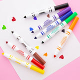 BAZIC 8 Colors Broad Line Jumbo Washable Markers, pack of 24