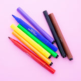 BAZIC 8 Colors Jumbo Triangle Washable Markers, pack of 24