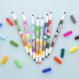 BAZIC 8 Double-Tip Washable Markers, pack of 24