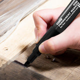 BAZIC Black Chisel Tip Jumbo Permanent Markers w/ Grip (3/Pack), pack of 24