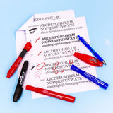 BAZIC Black Chisel Tip Desk Style Permanent Markers (3/Pack), pack of 24