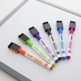 BAZIC Bright Colors Magnetic Dry-Erase Markers (6/Pack), pack of 12
