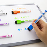 BAZIC Bright Colors Magnetic Dry-Erase Markers (6/Pack), pack of 12