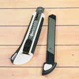 BAZIC Heavy Duty Self Loading Cutter w/ Grip + 2 Replacement Blades, pack of 12