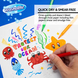 BAZIC 24 Classic Colors Fine Line Washable Markers, pack of 24