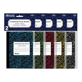 BAZIC 80 Ct. 4.5" x 3.25" Mini Marble Composition Book (2/Pack), pack of 24