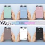 BAZIC 100 Ct. 3" X 5" Top Bound Poly Spiral Memo Books, pack of 24