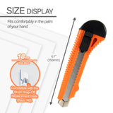BAZIC Steel Top Multipurpose Cutter, pack of 24