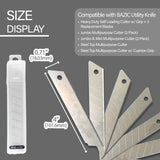 BAZIC Cutter Replacement Blades with Tube (8/Tube), pack of 24