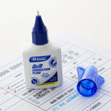 BAZIC 0.74 FL OZ (22 mL) 2 in 1 Correction w/ Foam Brush Applicator & Pen Tip, pack of 24
