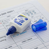 BAZIC 0.74 FL OZ (22 mL) 2 in 1 Correction w/ Foam Brush Applicator & Pen Tip, pack of 24