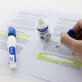 BAZIC Metal Tip Correction Pen & Correction Fluid (2/Pack), pack of 24