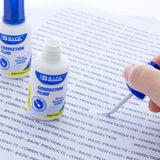 BAZIC Metal Tip Correction Pen & Correction Fluid (2/Pack), pack of 24