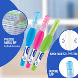 BAZIC Correction Pen White Out 3 ml, Precise Metal Tip (3/Pack), 24-Packs