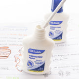 BAZIC 0.7 FL OZ (20 mL) Correction Fluid w/ Foam Brush, pack of 12