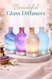 Aromar Decanter Abstract Glass Ultrasonic Diffuser