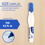 BAZIC 0.2 FL OZ (7 mL) Metal Tip Correction Pen (2/Pack), pack of 24