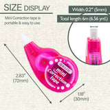 BAZIC 5 mm x 236" Fashion Mini Correction Tape, pack of 24