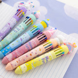 BAZIC Magical Fantasy Series 10-Color Pen, pack of 24