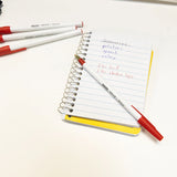 BAZIC Nova Red Color Stick Pen (12/Box), pack of 12