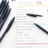 BAZIC Arrow Black Stick Pen (10/Pack), pack of 24