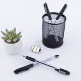 BAZIC G-Flex Black Oil-Gel Ink Pen w/ Cushion Grip (4/Pack), pack of 24