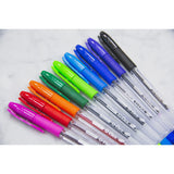 BAZIC 4 Color G-Flex Oil-Gel Ink Pen w/ Cushion Grip, pack of 24