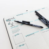BAZIC Skylar 0.4 mm Black Fineliner Pen (4/Pack), pack of 24