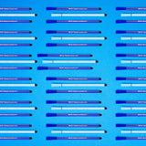 BAZIC 24 Color Washable Fiber Tip Pen, pack of 12