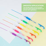 BAZIC Essence Gel Pen 0.8mm Neon Color, Comfort Grip, (6/Pack), 24-Pack
