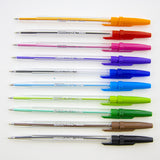BAZIC 10 Pure Neon Color Stick Pen, pack of 24