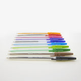 BAZIC 10 Pure Neon Color Stick Pen, pack of 24