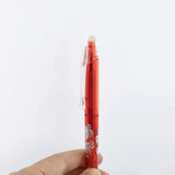 BAZIC Frizz Red Erasable Gel Pen with Grip, pack of 24