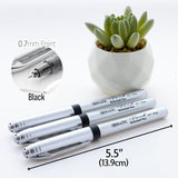 BAZIC York Black Rollerball Pen w/ Grip (3/Pack), pack of 24