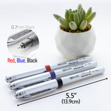 BAZIC York Asst. Color Rollerball Pen w/ Grip (3/Pack), pack of 24