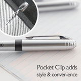 BAZIC York Asst. Color Rollerball Pen w/ Grip (3/Pack), pack of 24