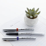 BAZIC York Asst. Color Rollerball Pen w/ Grip (3/Pack), pack of 24