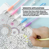 BAZIC 6 Pastel Color Essence Gel Pen w/ Cushion Grip, pack of 24