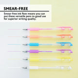BAZIC 6 Pastel Color Essence Gel Pen w/ Cushion Grip, pack of 24