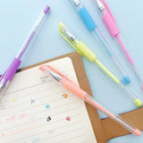 BAZIC 6 Pastel Color Essence Gel Pen w/ Cushion Grip, pack of 24