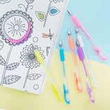 BAZIC 6 Pastel Color Essence Gel Pen w/ Cushion Grip, pack of 24