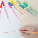 BAZIC 12 Fluorescent Color Collorelli Gel Pen, pack of 24