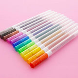 BAZIC 12 Glitter Color Collorelli Gel Pen, pack of 24
