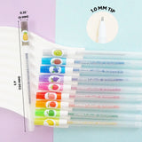 BAZIC 10 Scented Glitter Color Collorelli Gel Pen, pack of 24
