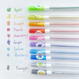 BAZIC 10 Scented Glitter Color Collorelli Gel Pen, pack of 24