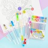 BAZIC 10 Scented Glitter Color Collorelli Gel Pen, pack of 24