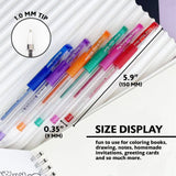 BAZIC 6 Scented Glitter Color Essence Gel Pen w/ Cushion Grip, pack of 24